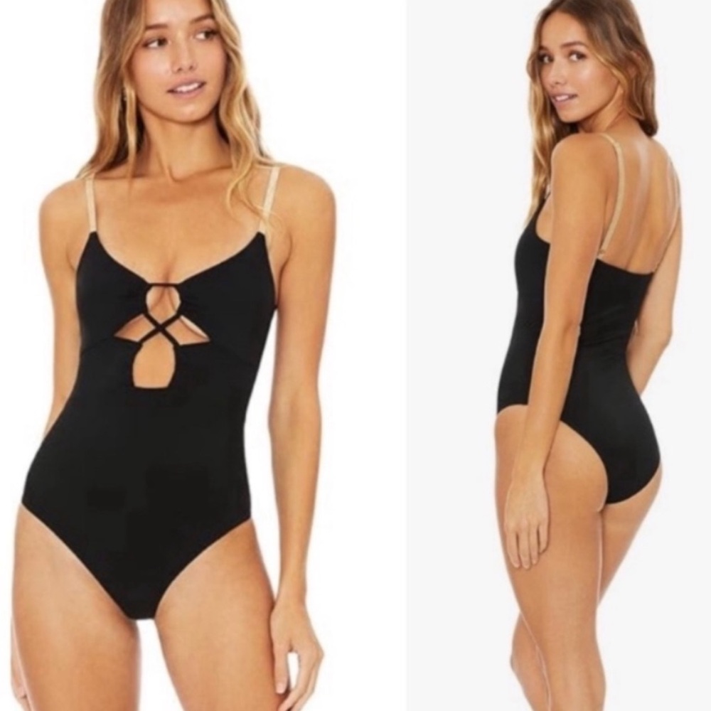 Beach Riot Black One Piece Swimsuit